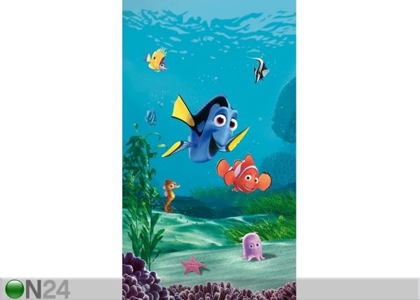Pimentävä fotoverho DISNEY NEMO I 140x245 cm