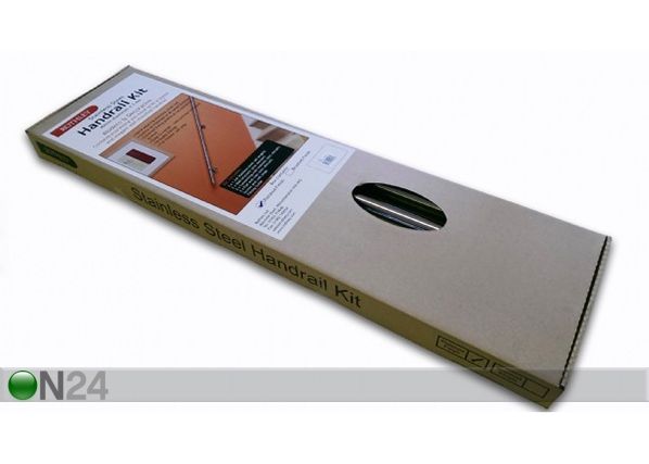 Porraskaide 3,6 m / kiiltävä teräs