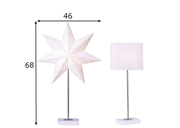 Pöytävalaisimet COMBI mitat