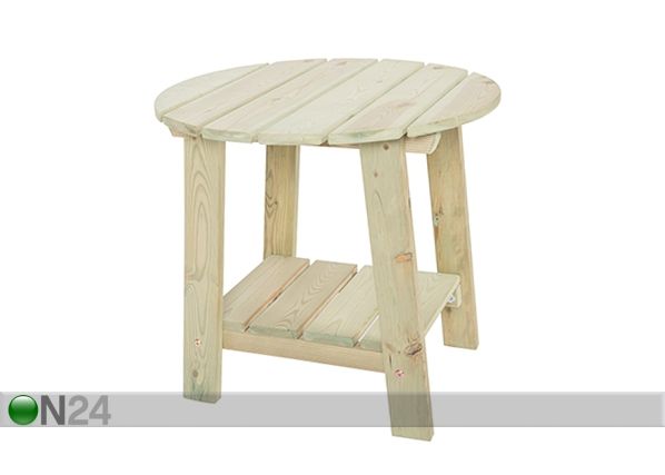 Puinen parvekepöytä