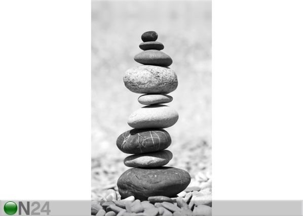 Puolipimentävä fotoverho STONES 140x245 cm