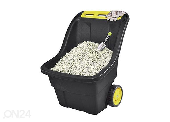 Puutarhavaunu Keter Super Pro 150 L, musta