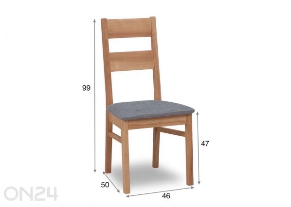 Ruokailuryhmä tammipuuta Merbi 12