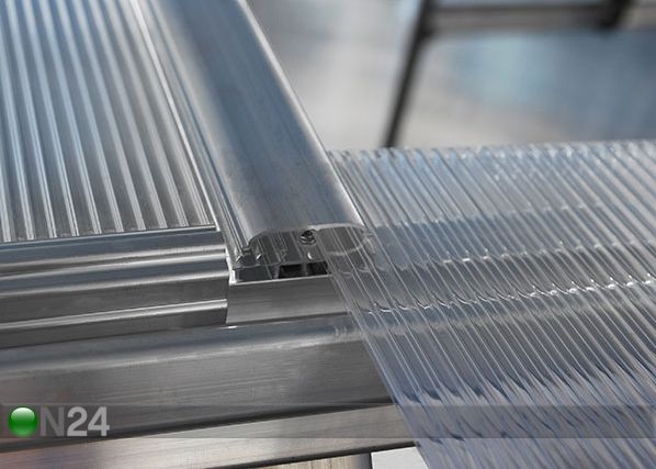 Seinäkasvihuone Palram Hybrid 2,44x1,24 m, 3,04 m²