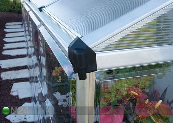 Seinäkasvihuone Palram Hybrid 2,44x1,24 m, 3,04 m²