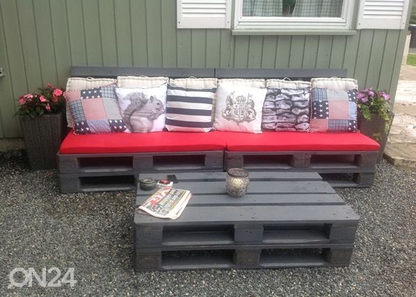 Selkänojatyynyt eurolavalle