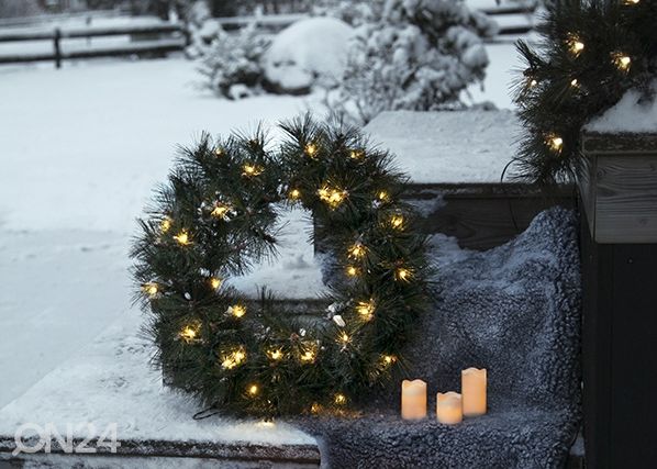 Seppele PINE LED valoilla Ø50 cm