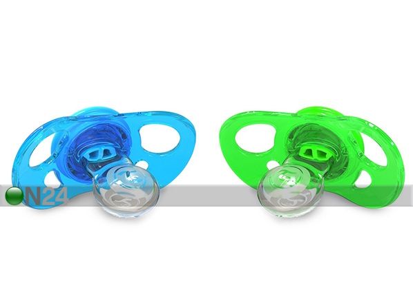 Silikonitutti TWISTSHAKE 2 kpl, 6+ kuukauden ikäisille