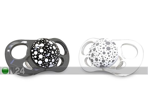 Silikonitutti TWISTSHAKE 2 kpl, 6+ kuukauden ikäisille