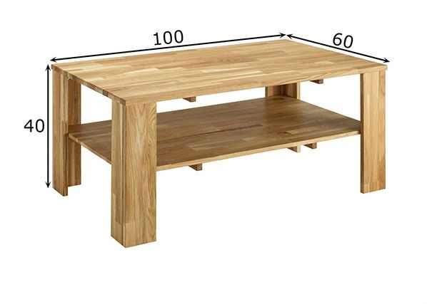Sohvapöytä ALLEGRA, säädettävä korkeus