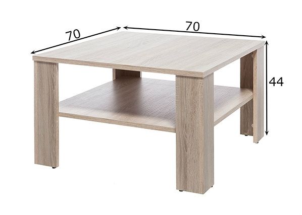 Sohvapöytä ALLEGRA, säädettävä korkeus