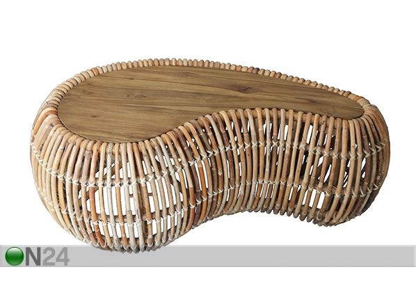 Sohvapöytä Rattan 120x80 cm