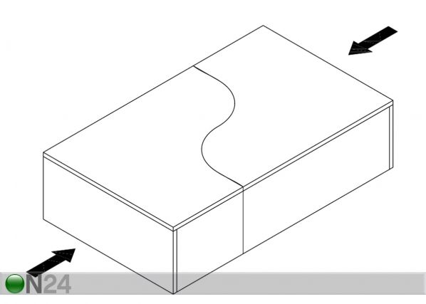 Sohvapöytä SLIDE