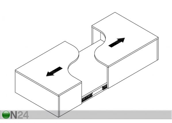 Sohvapöytä SLIDE