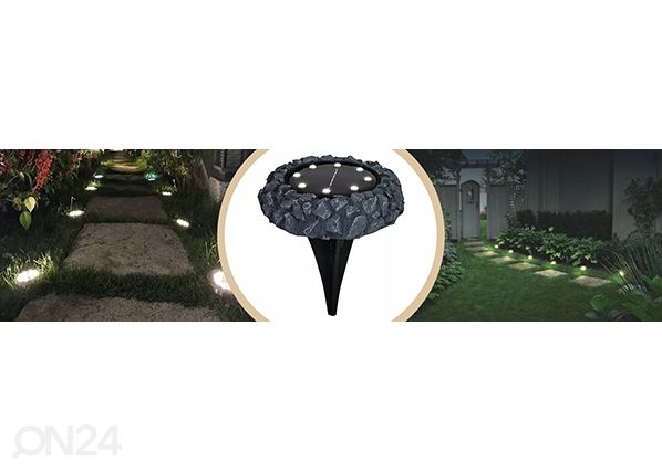 Solar valaisin ROCA LED, 3 kpl