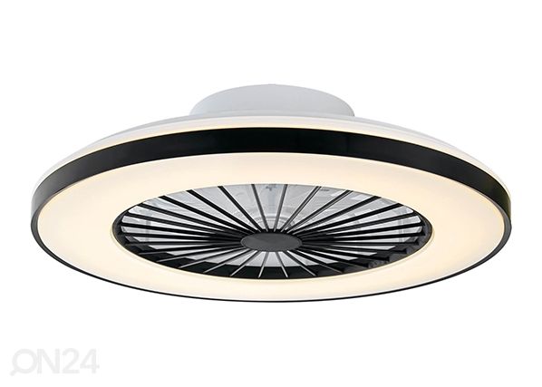 Tuuletinvalaisin Panama Led, musta