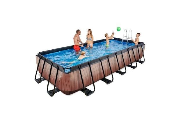 Uima-allas 540x250 cm suodatinpumpulla EXIT Wood