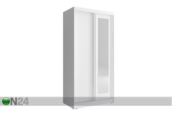 Vaatekaappi liukuovilla 100 cm