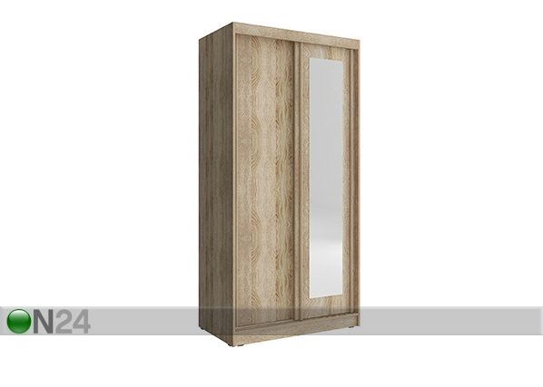 Vaatekaappi liukuovilla 100 cm