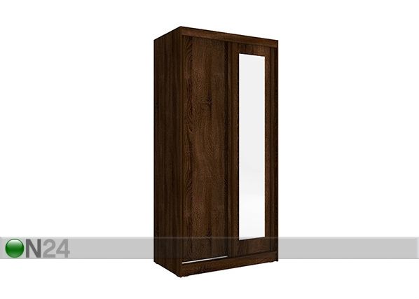 Vaatekaappi liukuovilla 100 cm