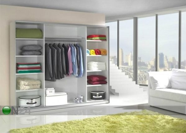 Vaatekaappi liukuovilla LUX 244 cm