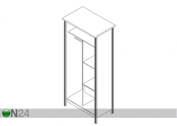 Vaatekaappi OSAKA-501