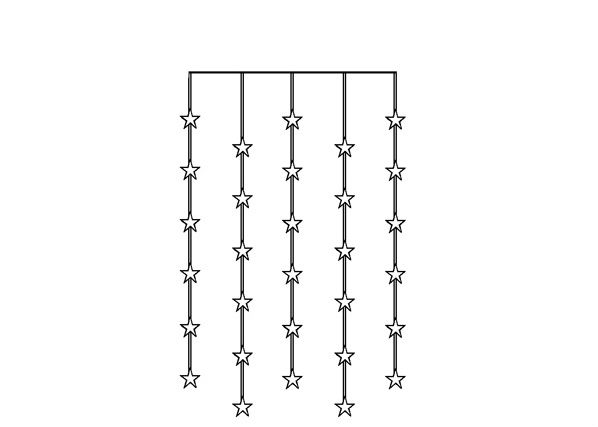 Valoverho STAR 90x120 cm