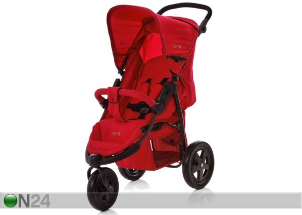 Vaunu-rattaat RUNNER TRIO SET - multicolor red