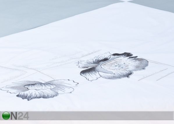 Vuodevaatesetti, harmaa 150x210 cm