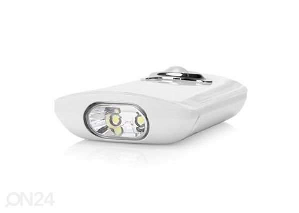 Yölamppu liiketunnistimella + taskulamppu