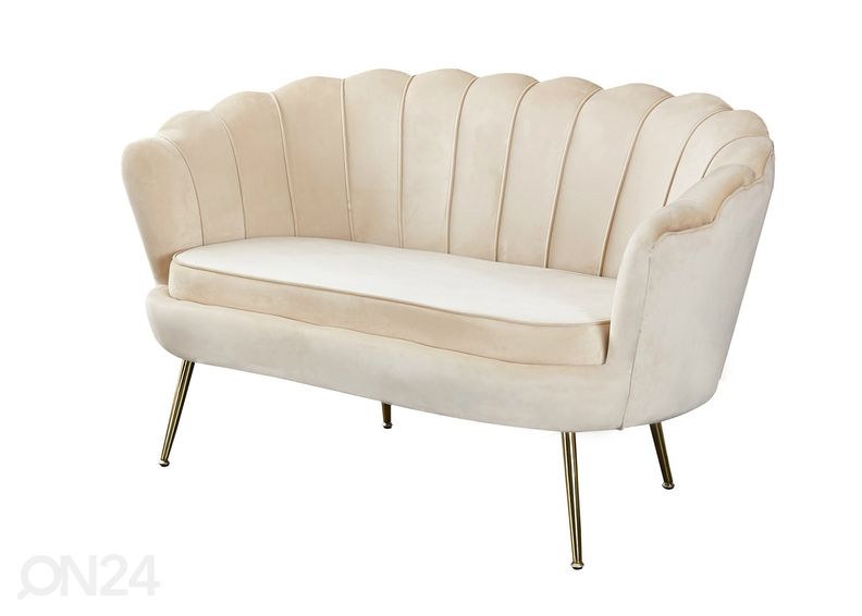 2-istuttava sohva, beige kuvasuurennos