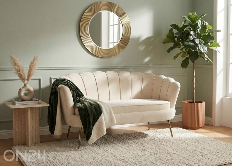 2-istuttava sohva, beige kuvasuurennos