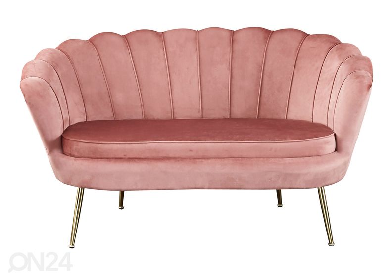 2-istuttava sohva, , vaaleanpunainen kuvasuurennos