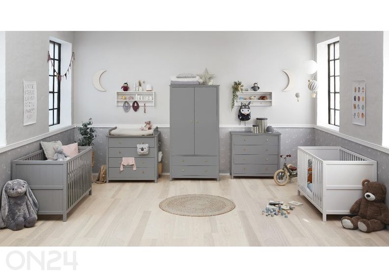 2-ovinen vaatekaappi THUKA Luna kuvasuurennos