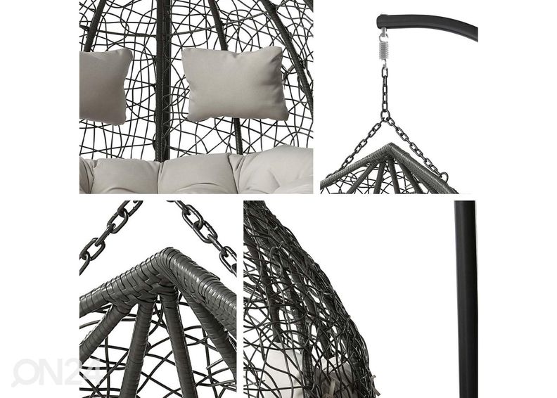 2-paikkainen riippuva tuoli Olivia kuvasuurennos