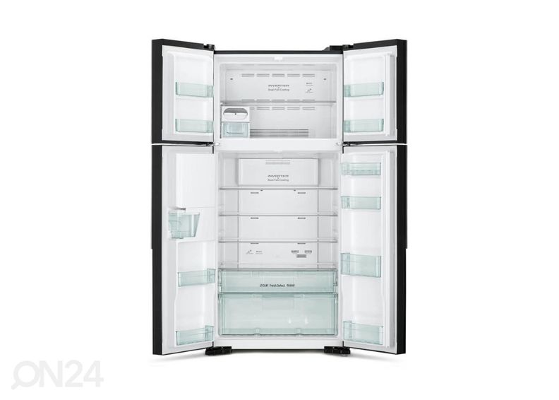 2-puolinen jääkaappi Hitachi R-W661PRU1 kuvasuurennos
