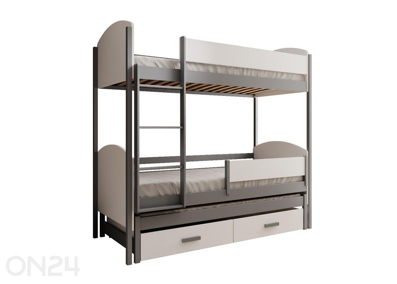 3-hengen kerrossänky setti LEIA 80x180 cm kuvasuurennos