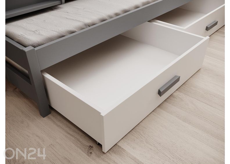 3-hengen kerrossänky setti LEIA patjoilla 80x180 cm kuvasuurennos