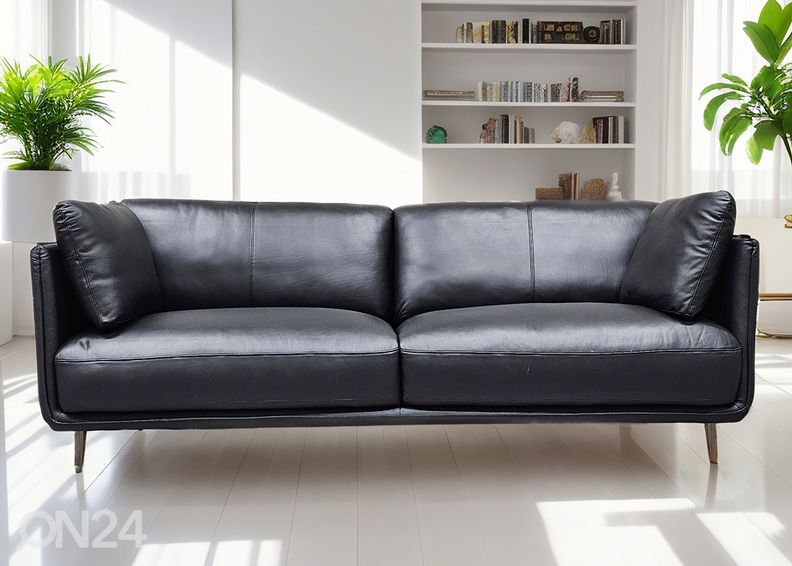 3-istuttava nahkasohva Moon kuvasuurennos