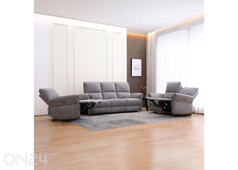 3-istuttava sohva Damika Recliner kuvasuurennos
