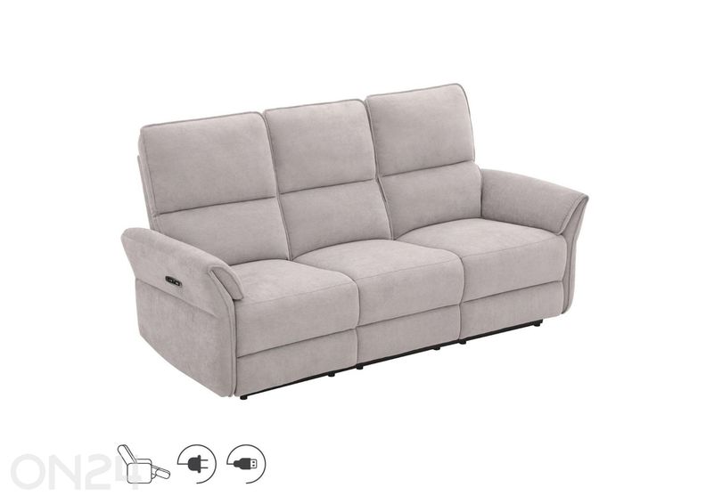 3-istuttava sohva Damika Recliner kuvasuurennos