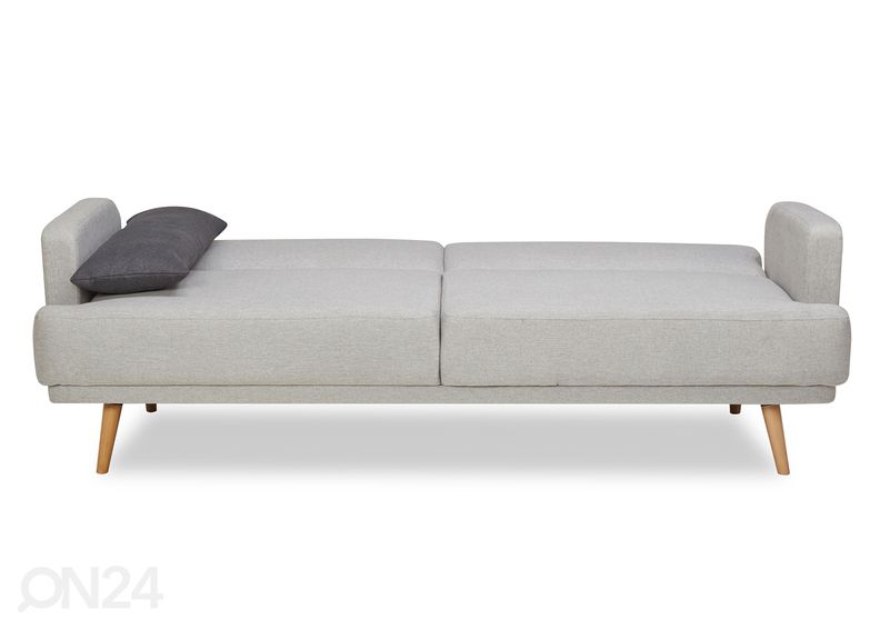 3-istuttava vuodesohva 86x214 cm, harmaa kuvasuurennos