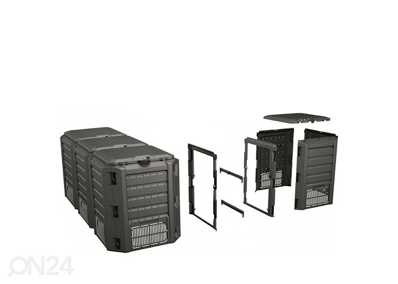 3-osainen kompostori Compo 1200 L kuvasuurennos