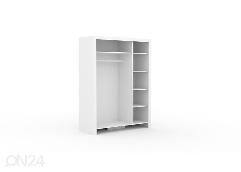 3-ovinen vaatekaappi Cely 150 cm kuvasuurennos