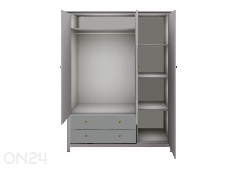 3-ovinen vaatekaappi THUKA Luna kuvasuurennos