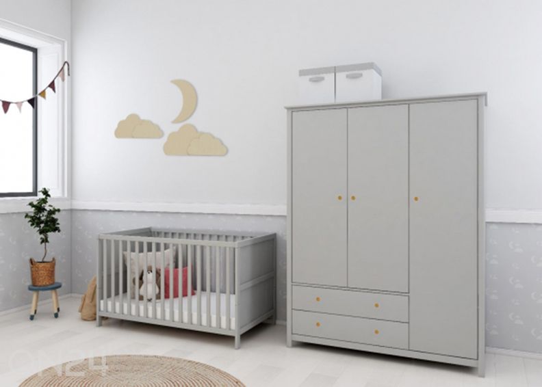 3-ovinen vaatekaappi THUKA Luna kuvasuurennos