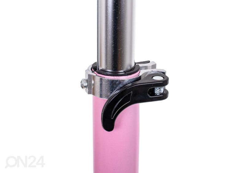 3-pyöräinen potkupyörä satulalla ja LED-valoilla kuvasuurennos