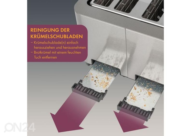 4-viipaleen leivänpaahdin ProfiCook PCTA1252 kuvasuurennos