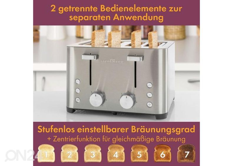 4-viipaleen leivänpaahdin ProfiCook PCTA1252 kuvasuurennos