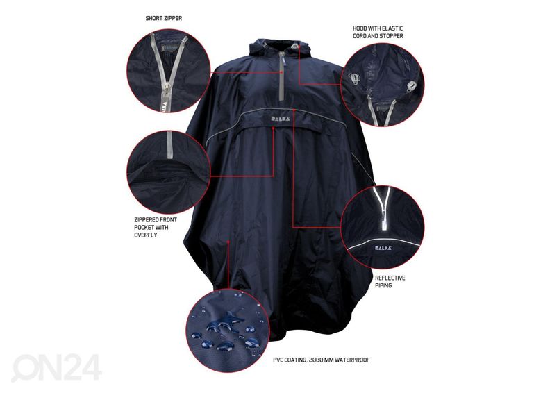 Aikuisten sadetakki Ralka kuvasuurennos